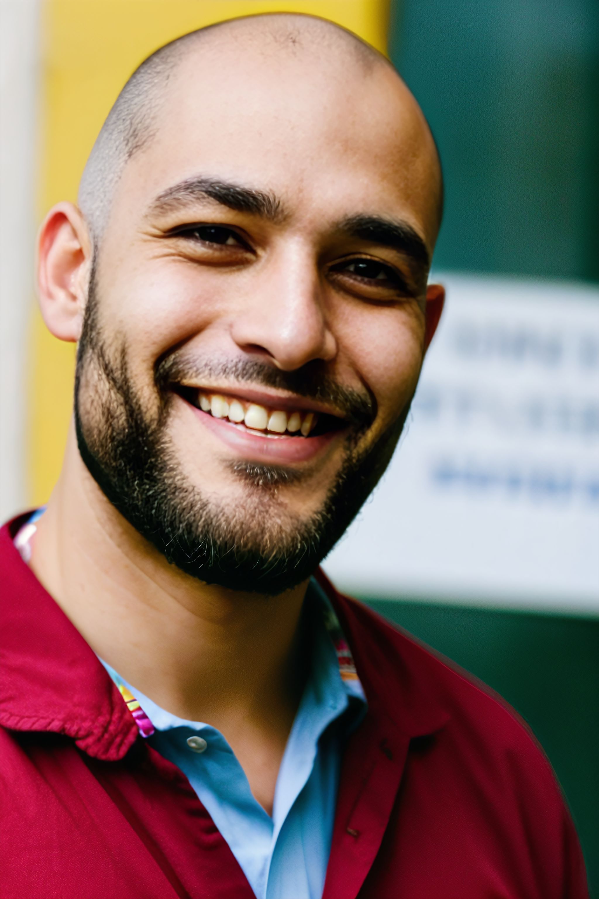 Portrait generated with Stable Diffusion.